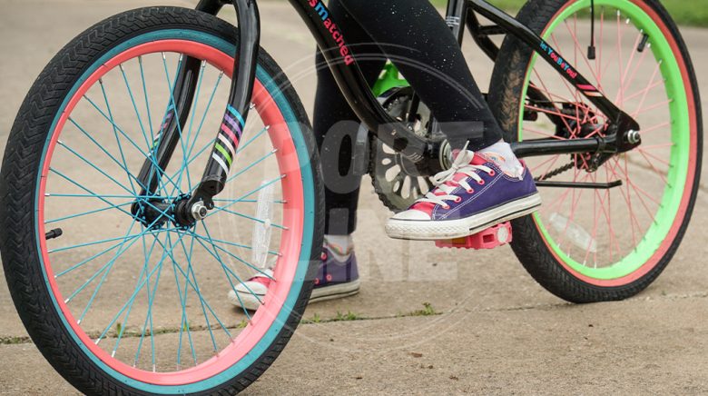 دوچرخه رنگی رنگی کودک آل استار پوش