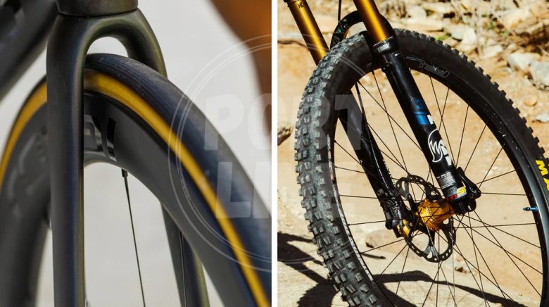 مقایسه لاستیک دو دوچرخه