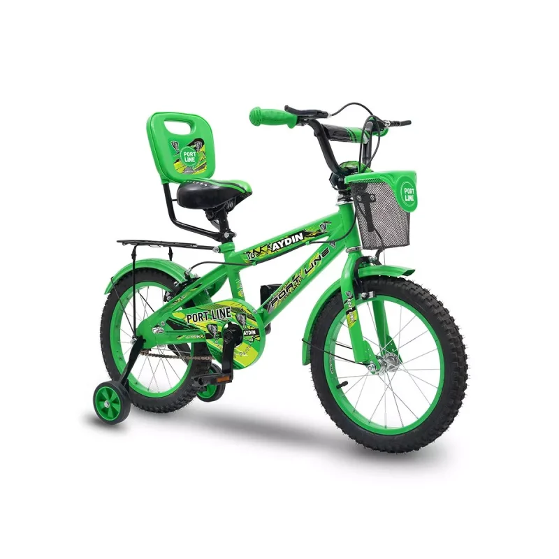 دوچرخه کودک پورت لاین مدل آیدین سایز ۱۶ سبز