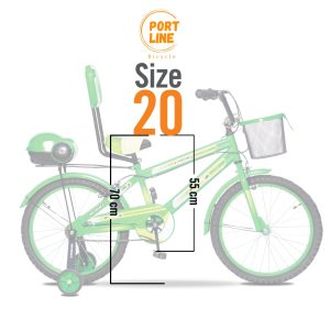 اندازه دوچرخه کودک سایز ۱۶