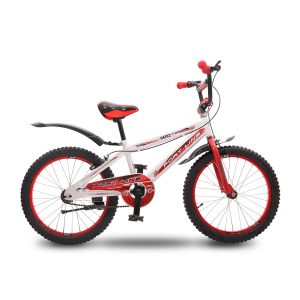 دوچرخه کودک پورت لاین مدل دنیز سایز 20 سفید قرمز